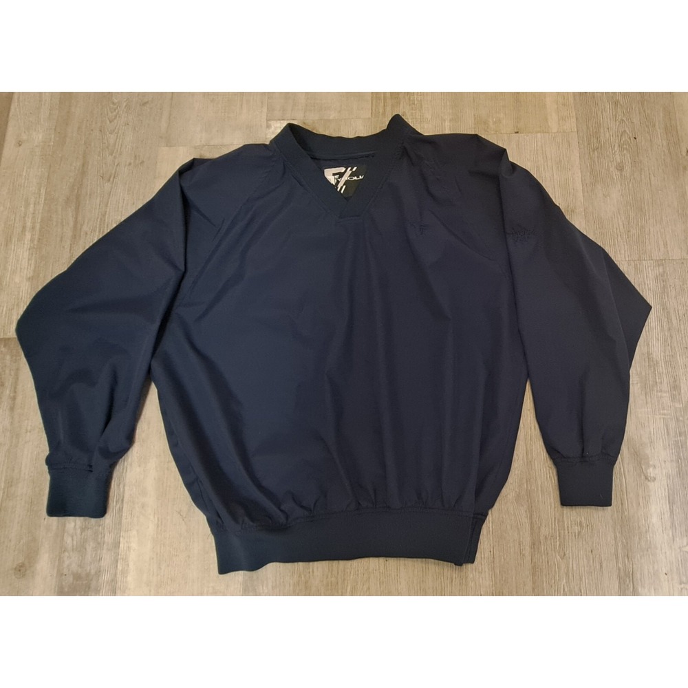 Mens Navy‎ Tyrolia V Neck Pullover Windbreaker